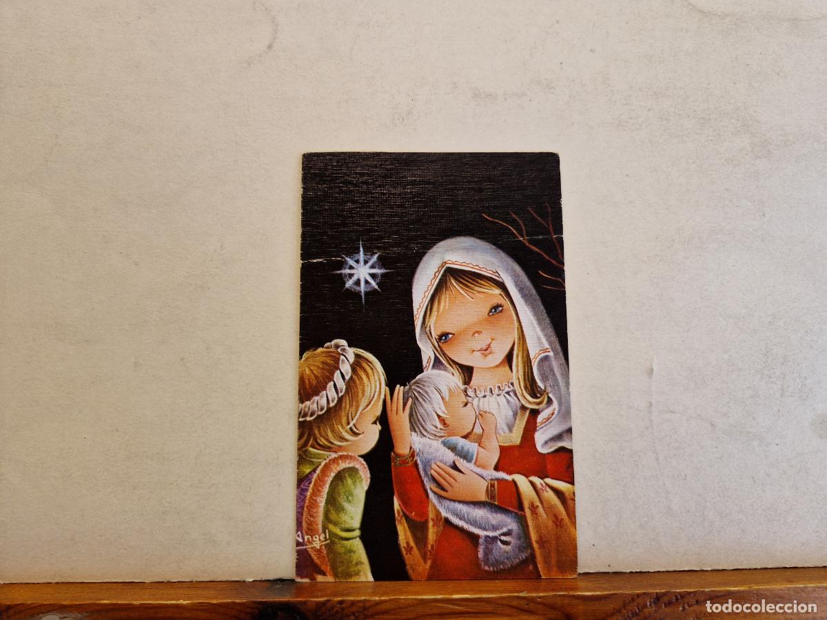 Postkarten: BONITA POSTAL CIRCULADA. DIPTICO. VIRGEN MARIA NI&Ntilde;O JESUS