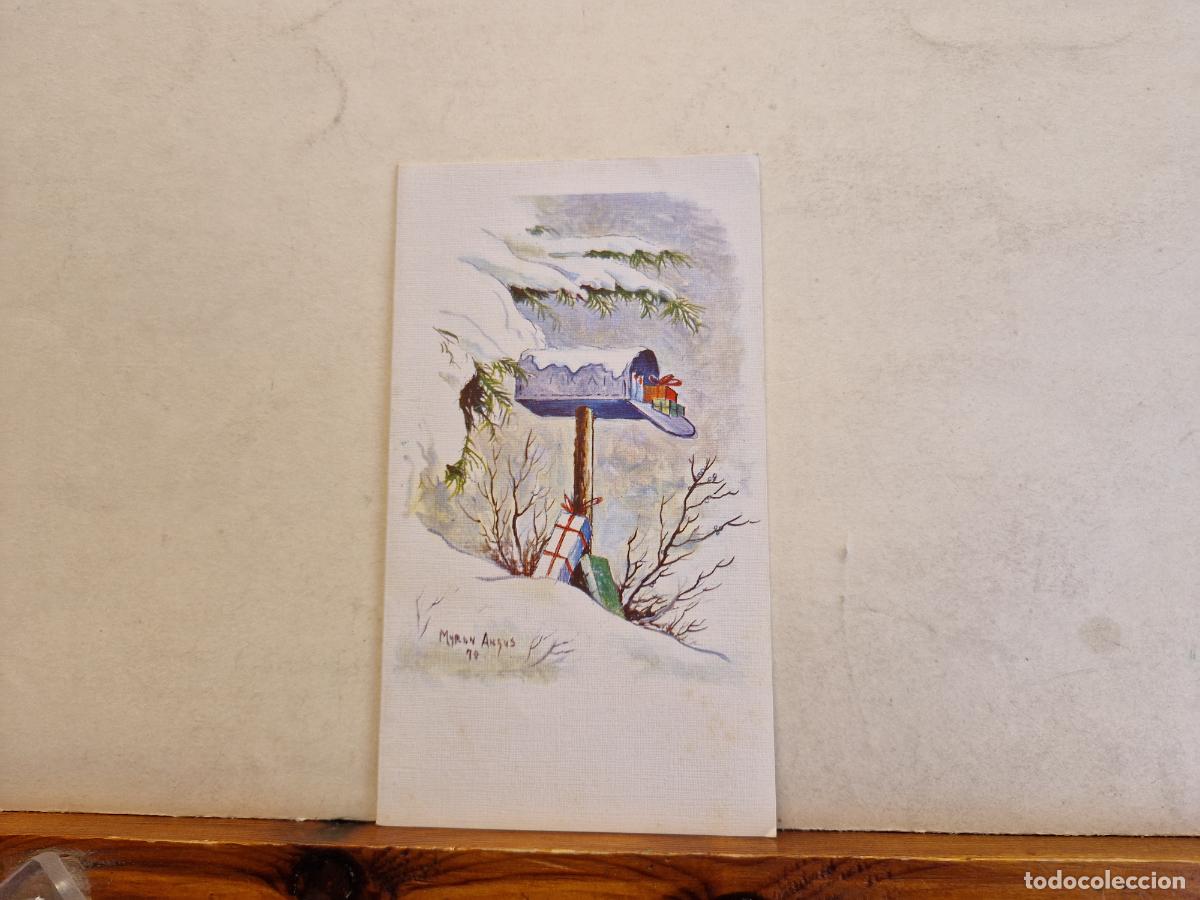 Postkarten: BONITA POSTAL CIRCULADA. DIPTICO. BUZON NAVIE&Ntilde;O