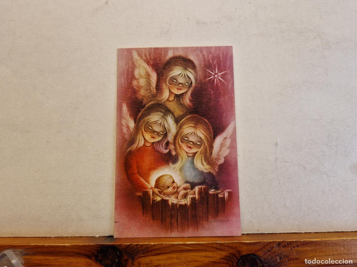 Postkarten: BONITA POSTAL CIRCULADA. DIPTICO. NACIMIENTO NI&Ntilde;O JESUS