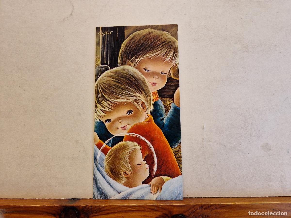 Postkarten: BONITA POSTAL CIRCULADA. DIPTICO. NACIMIENTO NI&Ntilde;O JESUS