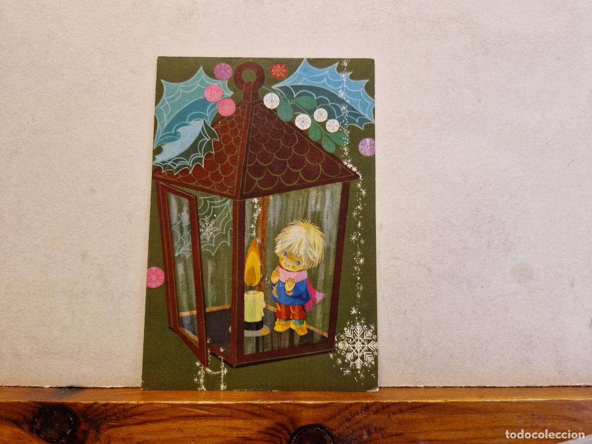 Cartes Postales: BONITA POSTAL CIRCULADA. DIPTICO. FAROL NAVIDE&Ntilde;O