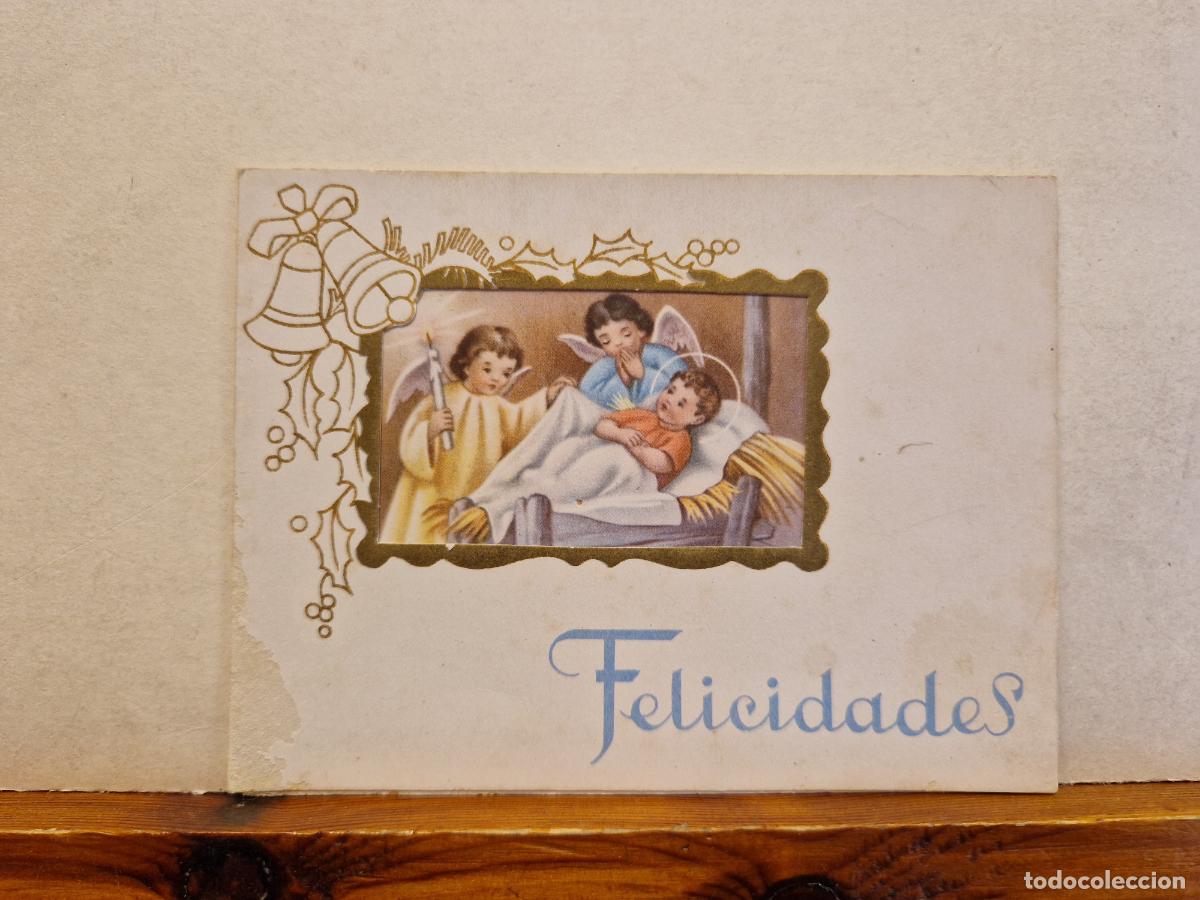 Cartes Postales: BONITA POSTAL CIRCULADA. DIPTICO. NACIMIENTO DEL NI&Ntilde;O JESUS