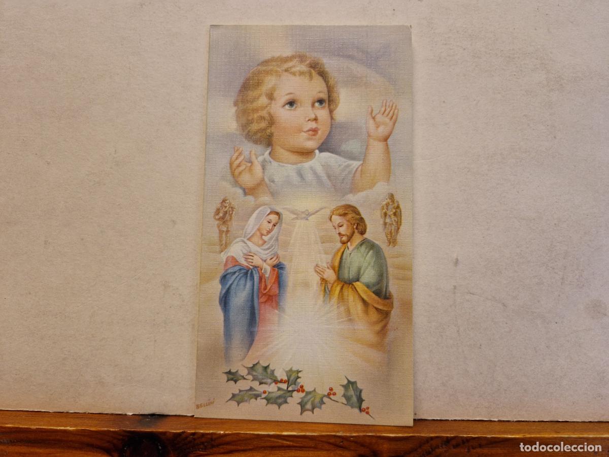 Cartes Postales: BONITA POSTAL CIRCULADA. DIPTICO. NACIMIENTO DEL NI&Ntilde;O JESUS
