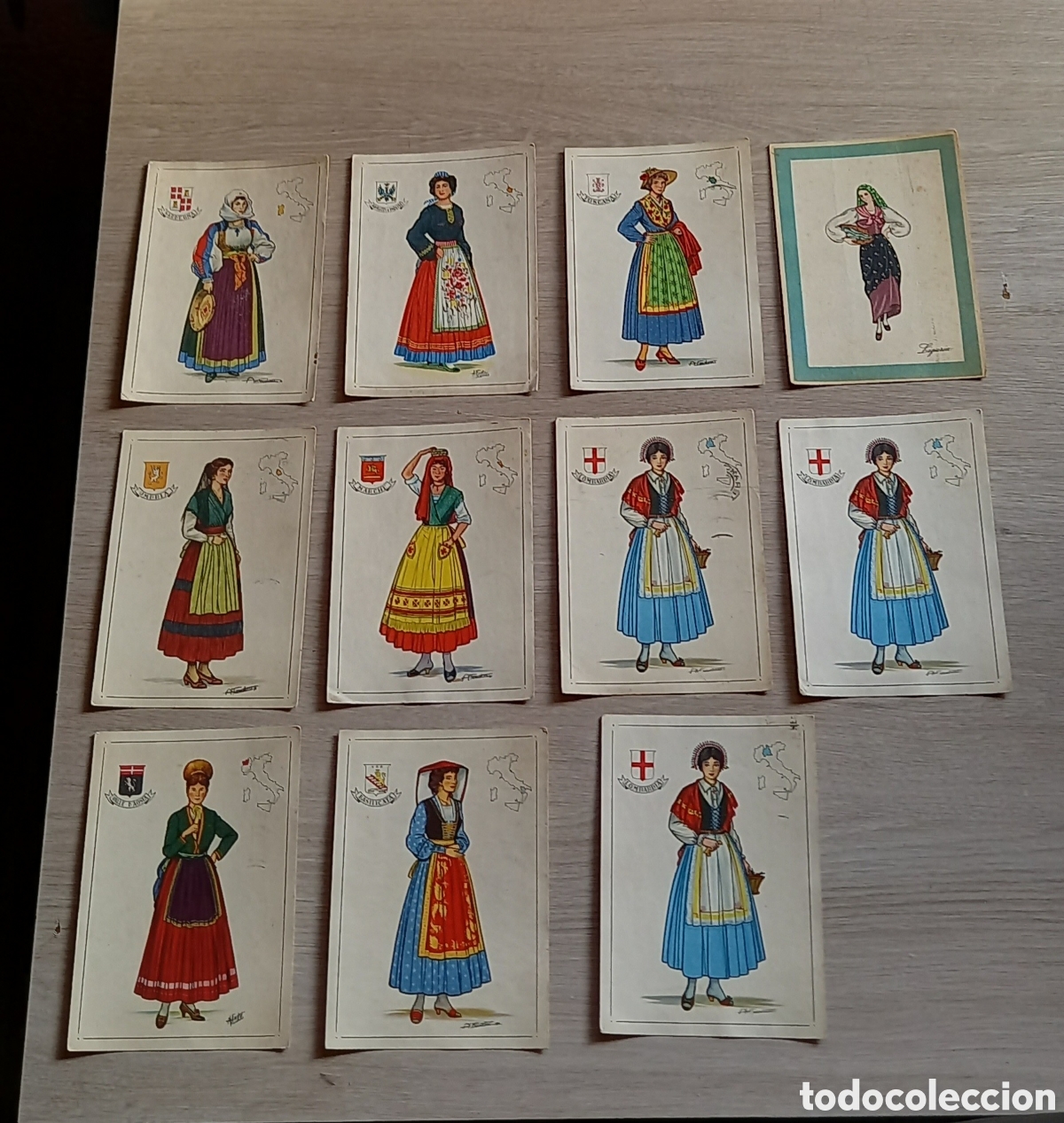 Postais: LOTES DE POSTALES ANTIGUAS DE PAISES, MUJERES VESTIDAS DE SU REGION