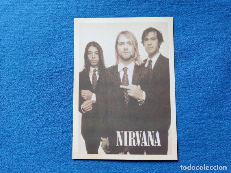 Postales: POSTAL NIRVANA TRAJE KURT COBAIN NO CIRCULADA - Foto 1