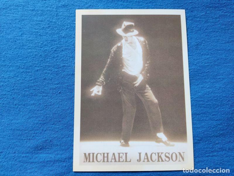 Postales: POSTAL MICHAEL JACKSON LIVE BAD DANGEROUS NO CIRCULADA - Foto 1