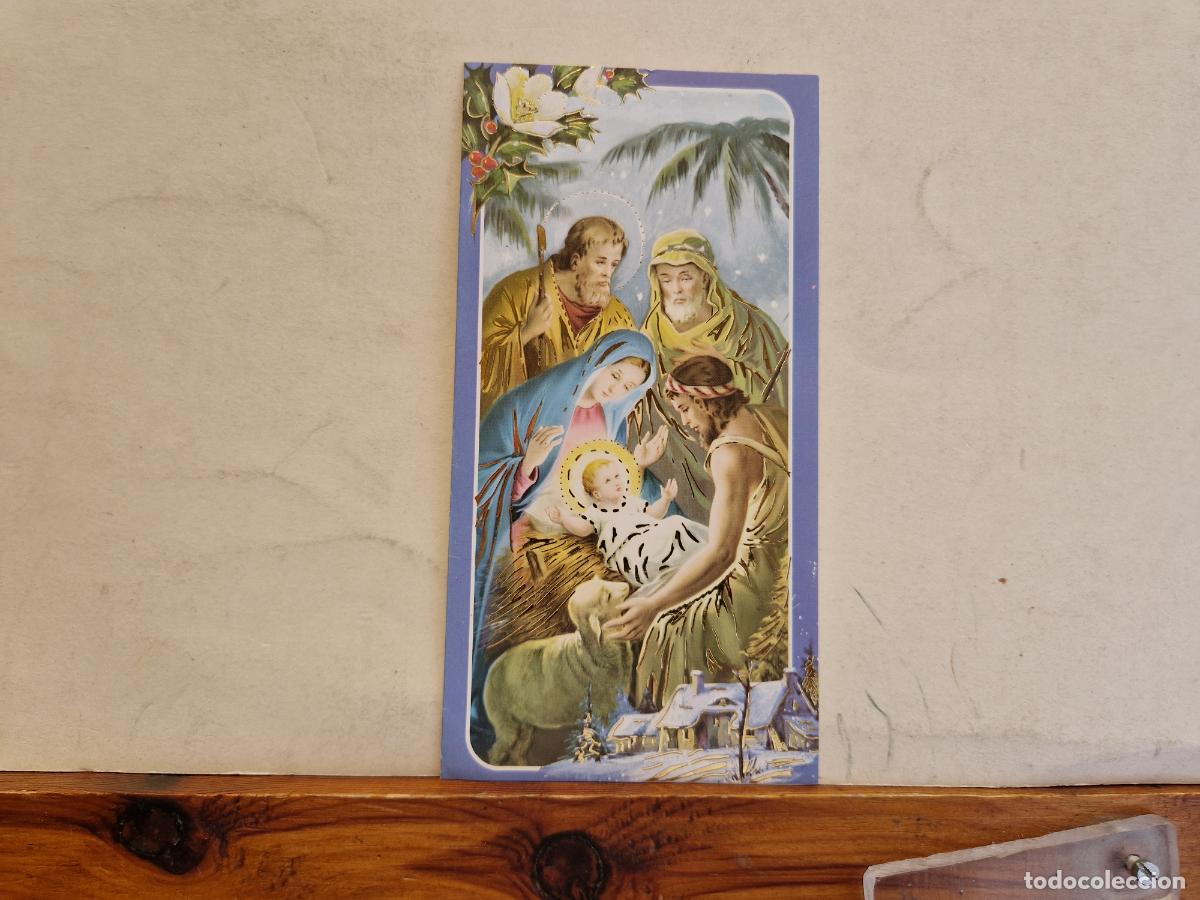Postcards: BONITA POSTAL CIRCULADA. DIPTICO. NACIMIENTO DEL NI&Ntilde;O JESUS