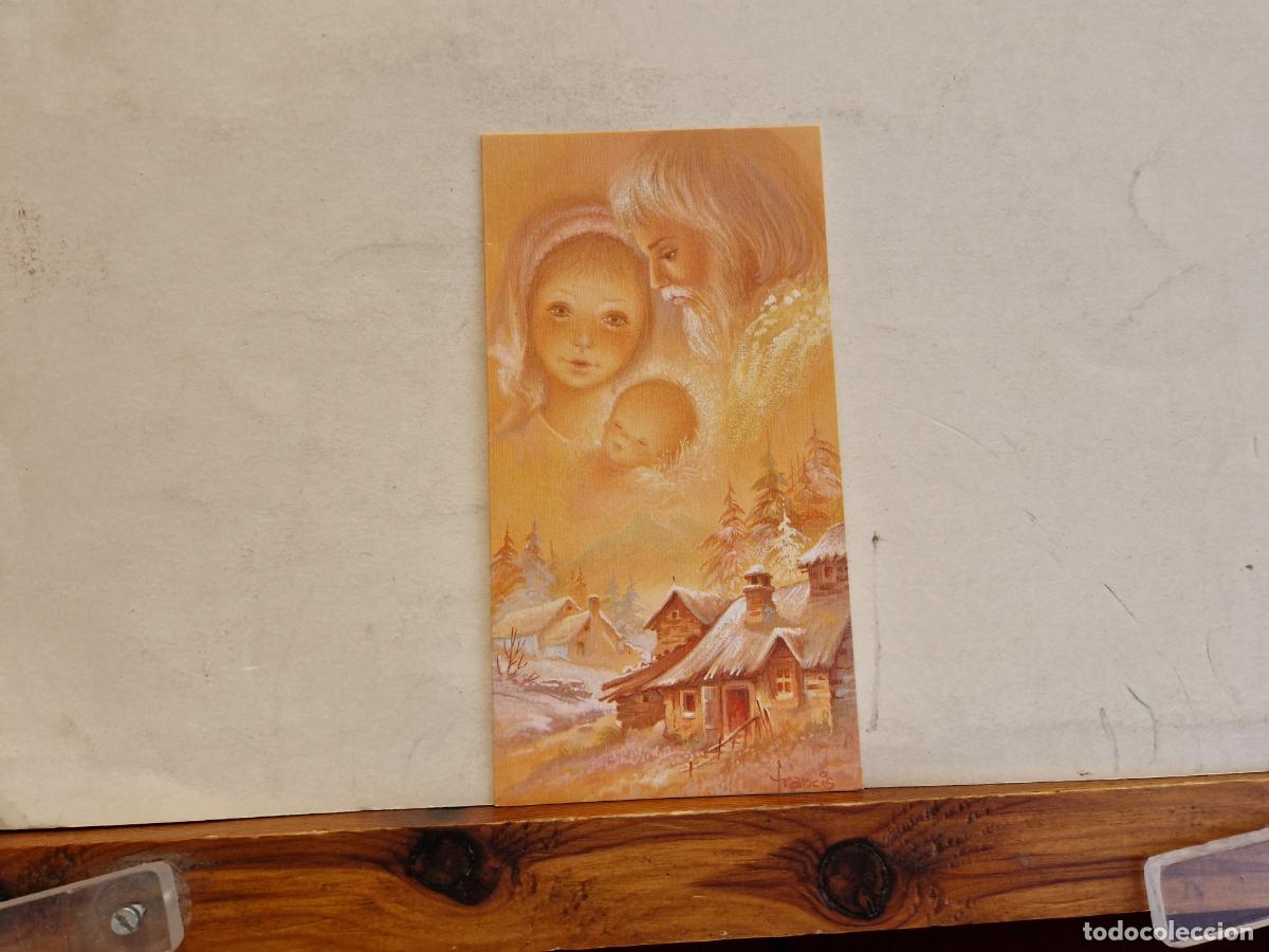 Postcards: BONITA POSTAL CIRCULADA. DIPTICO. NACIMIENTO DEL NI&Ntilde;O JESUS