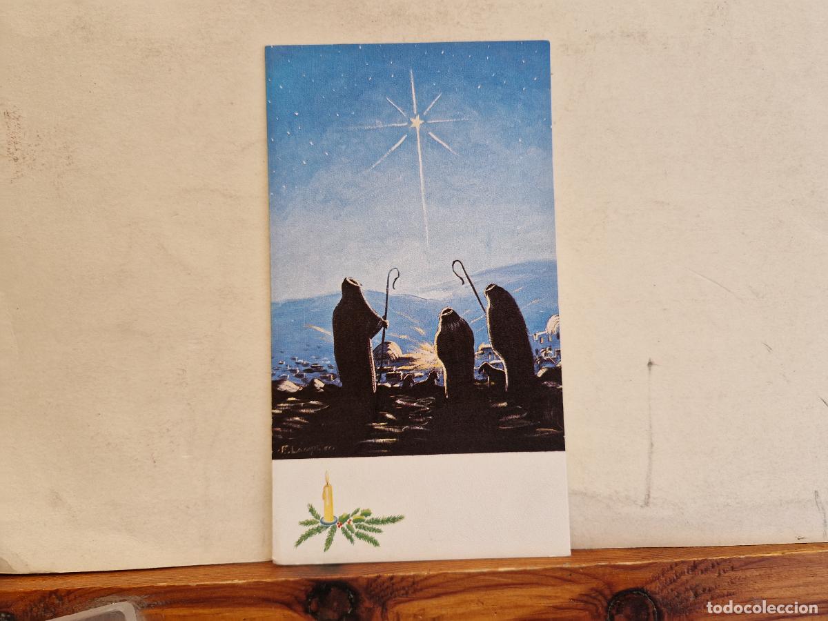 Postcards: BONITA POSTAL CIRCULADA. DIPTICO. NACIMIENTO DEL NI&Ntilde;O JESUS