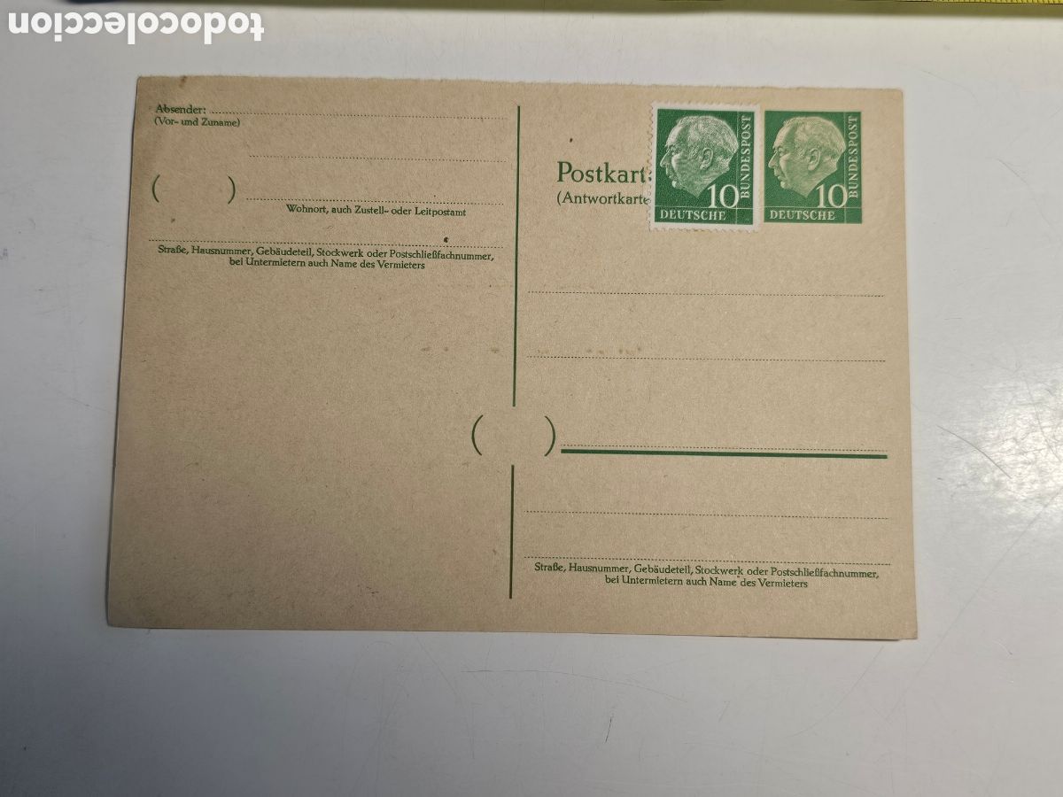 Postales: Tarjeta postal Alemana postkart - Foto 1