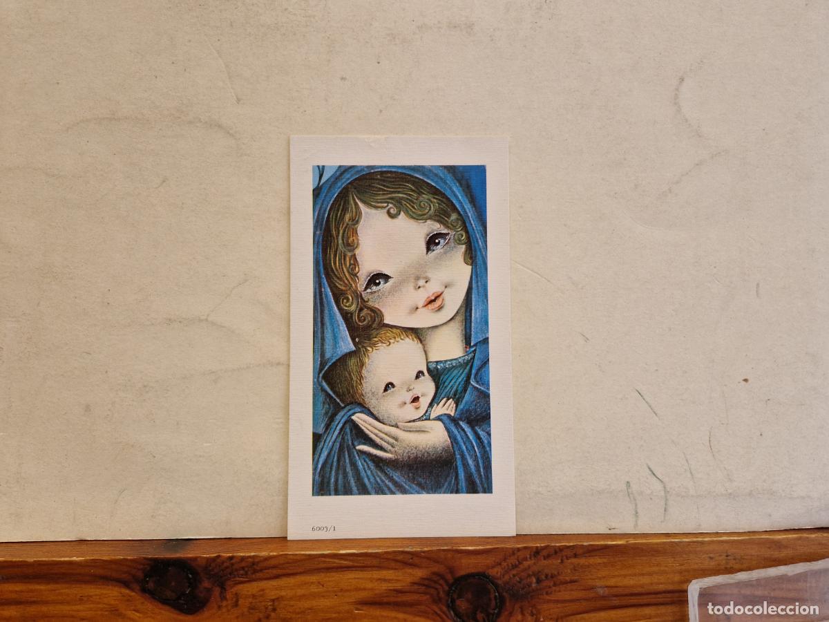 Cartes Postales: BONITA POSTAL CIRCULADA. RETRATO EN DIBUJO VIRGEN MARIA Y JESUS