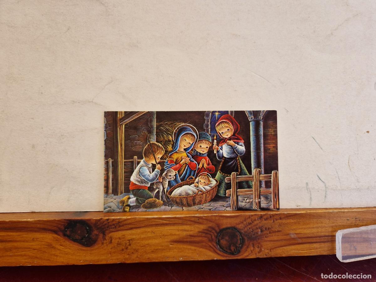Cartes Postales: BONITA POSTAL CIRCULADA. NACIMIENTO DEL NI&Ntilde;O JESUS
