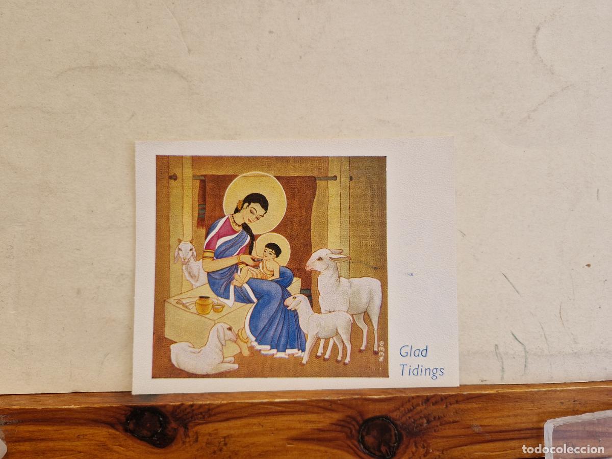 Cartes Postales: BONITA POSTAL CIRCULADA. RETRATO EN DIBUJO VIRGEN MARIA Y JESUS