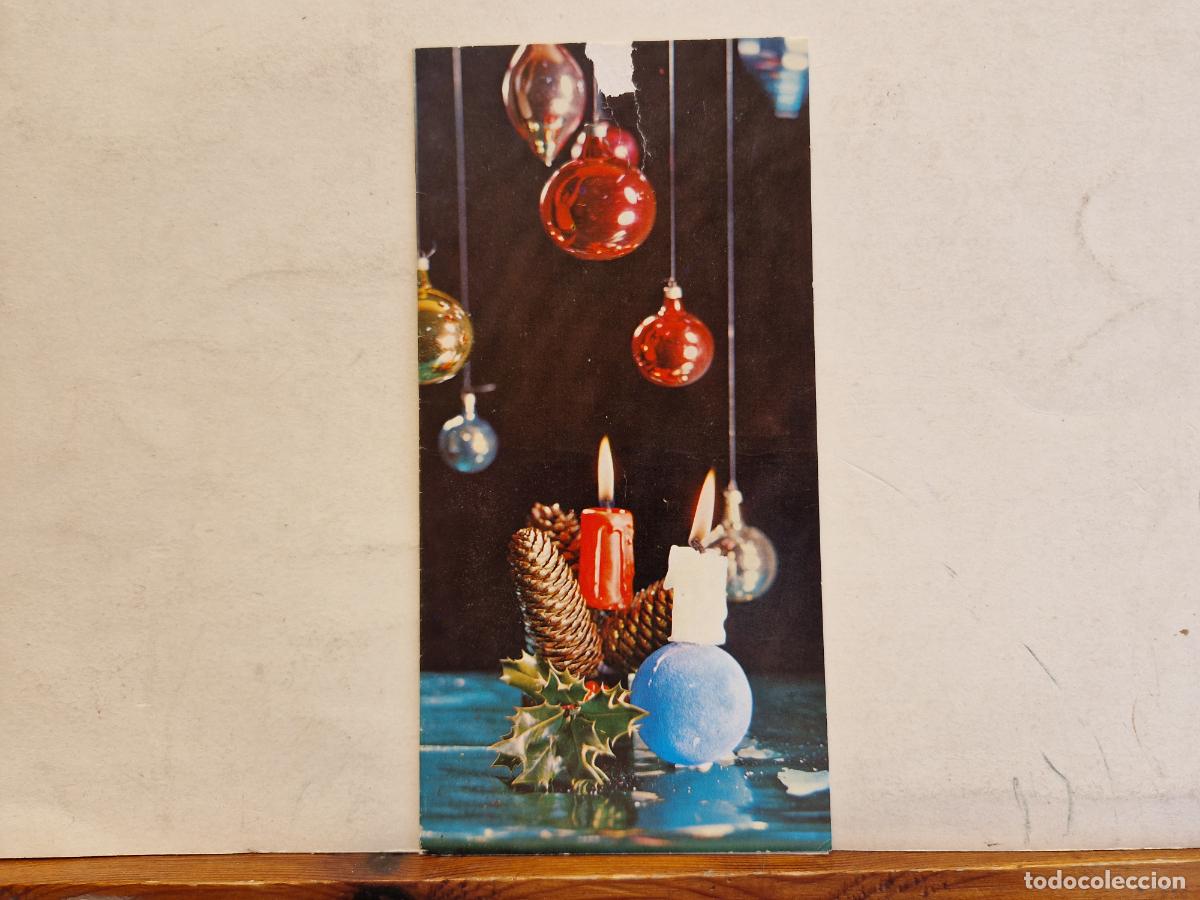 Cartes Postales: BONITA POSTAL CIRCULADA. DIPTICO. ARREGLO NAVIDE&Ntilde;O