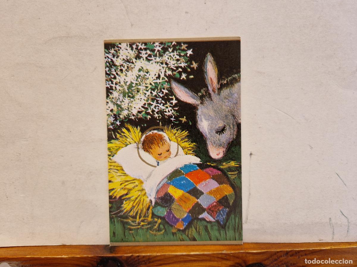 Cartes Postales: BONITA POSTAL CIRCULADA. DIPTICO. DIBUJO DEL NI&Ntilde;O JESUS