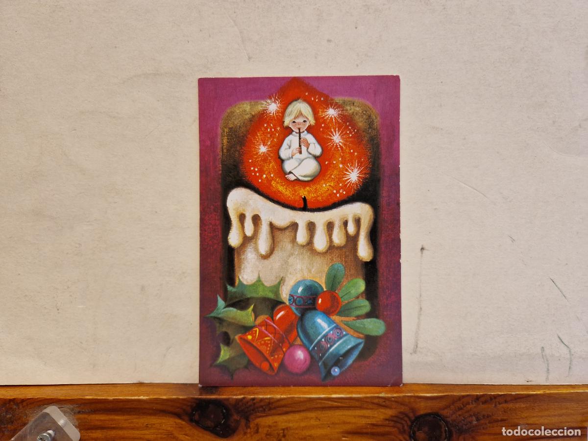 Cartes Postales: BONITA POSTAL CIRCULADA. DIPTICO. VELON NAVIDE&Ntilde;O