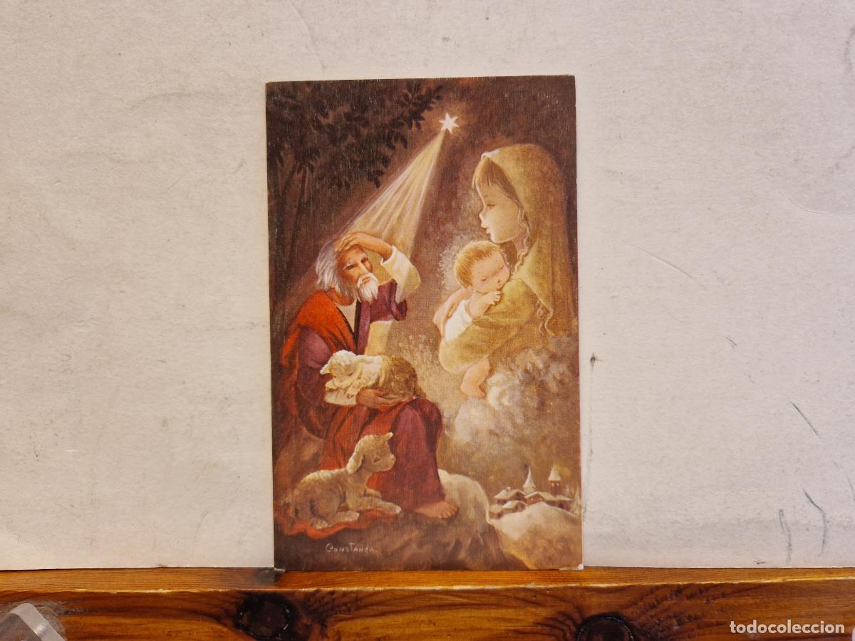 Cartes Postales: BONITA POSTAL CIRCULADA. DIPTICO. NACIMIENTO NI&Ntilde;O JESUS
