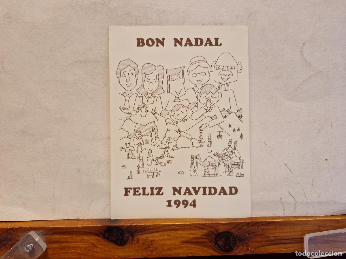 Cartes Postales: BONITA POSTAL CIRCULADA. DIPTICO. BON NADAL 1994