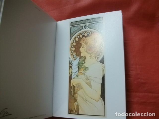 Postales: LIBRO CON 100 POSTALES DE ALPHONSE MUCHA (ART NOUVEAU) - Foto 4