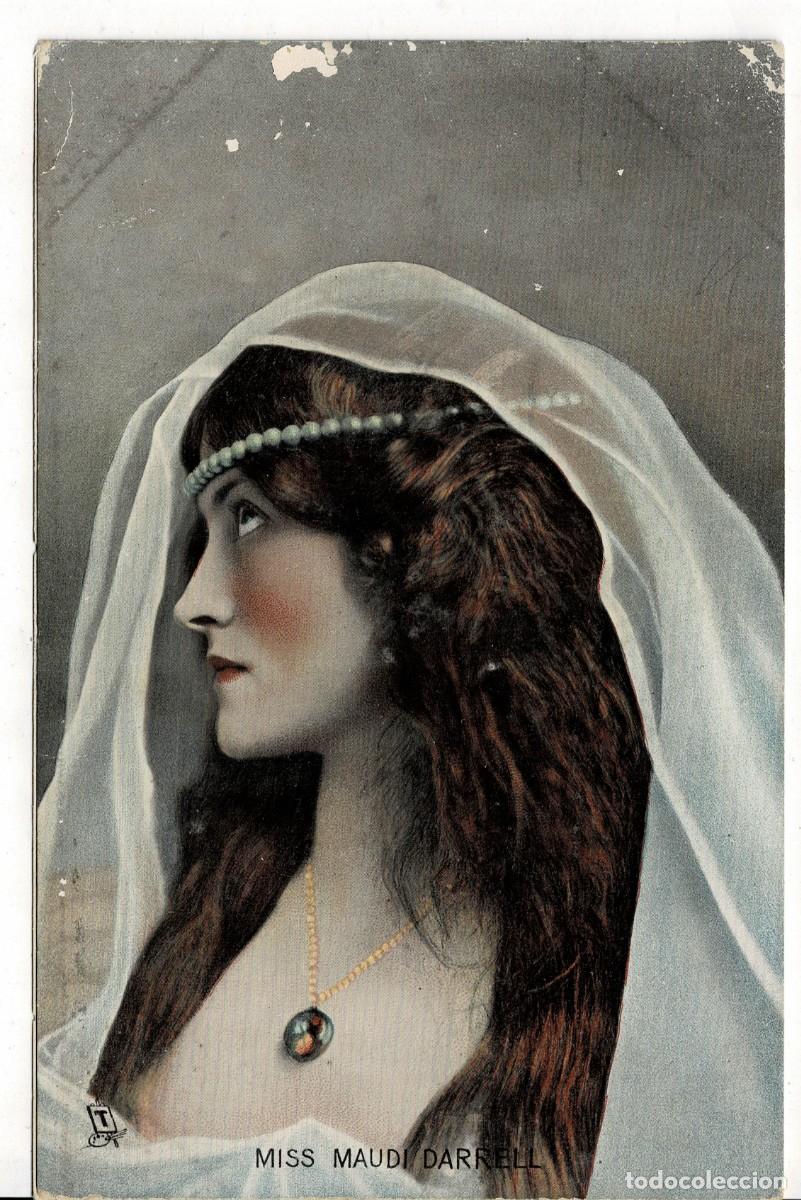 Postais: POSTAL DE CINE: ACTRIZ DE TEATRO MISS MAUDI DARRELL. P-CINE-1563