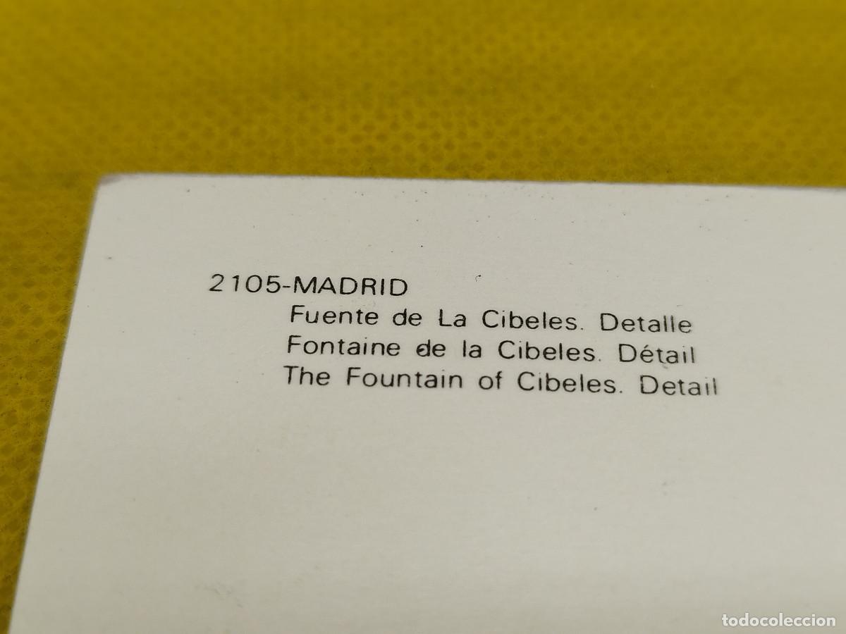 Postales: Postal 2105 Madrid fuente de la Cibeles - Foto 3