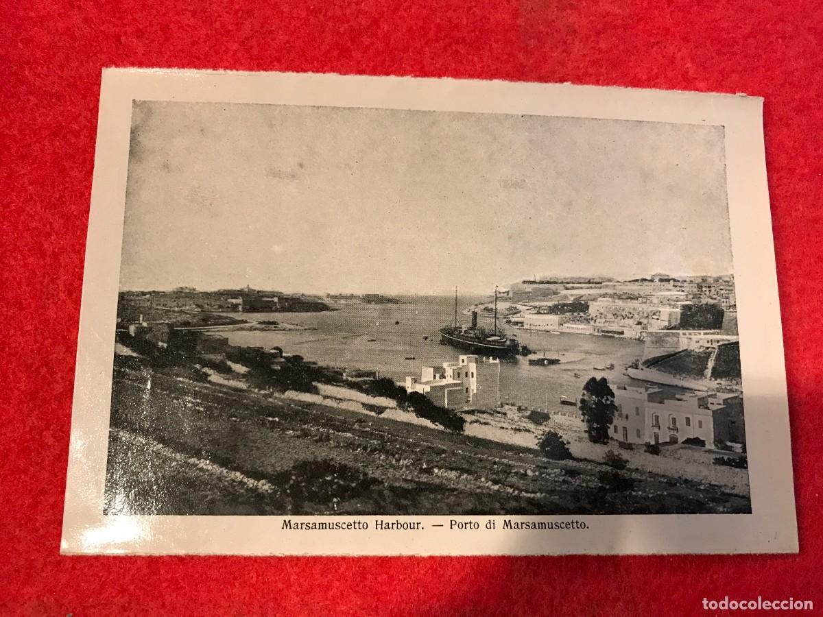 Postales: IMAGEN EN PAPEL. SOUVENIR OF MALTA. 16 X 11CM. MARSAMUSCETTO HARBOUR