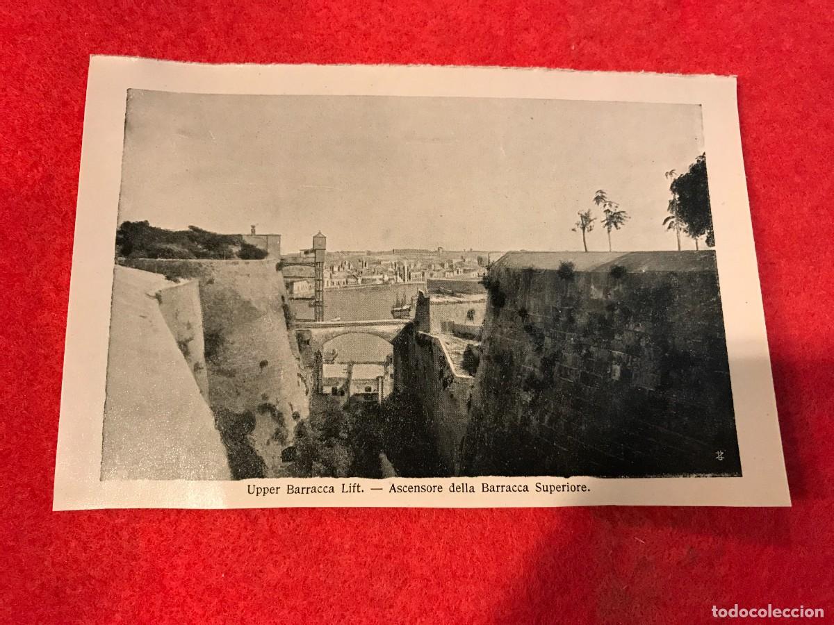 Postales: IMAGEN EN PAPEL. SOUVENIR OF MALTA. 16 X 11CM. UPPER BARRACCA LIFT...