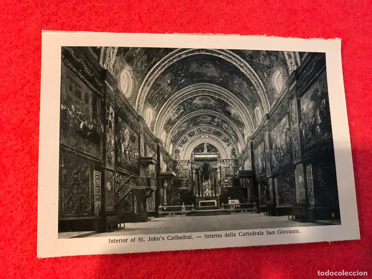 Postales: IMAGEN EN PAPEL. SOUVENIR OF MALTA. 16 X 11CM. INTERIOR OF ST. JOHN'S CATHEDRAL