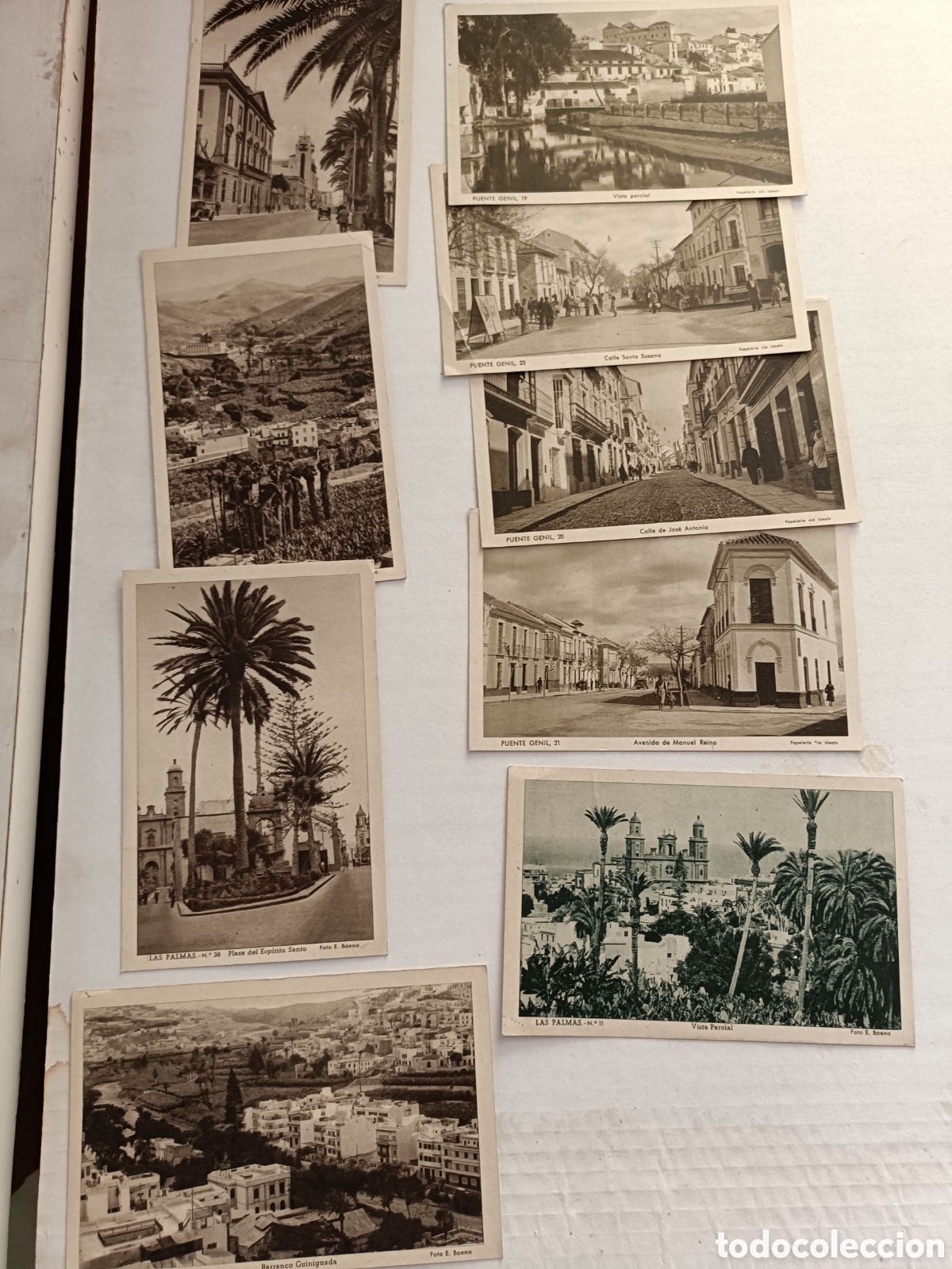 Postales: Lote de postales. Puente Genil y Las Palmas - Foto 1
