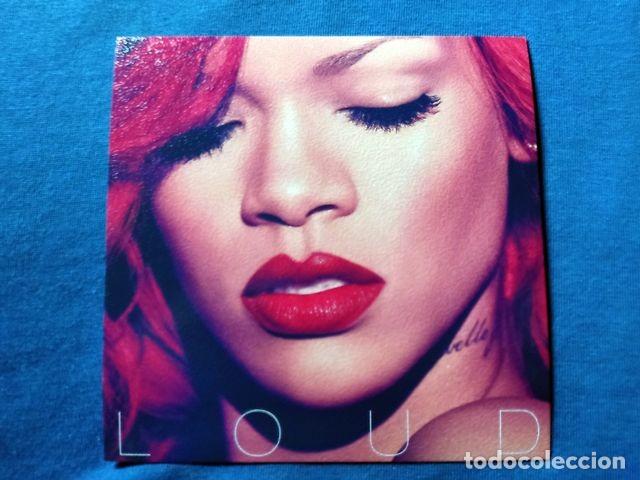 Cartes Postales: POSTAL COVER MUSICA RIHANNA 2010 LOUD 12,5x12,5 CARTON GRANULADO TRASERA BLANCA