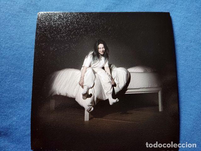 Postcards: POSTAL COVER MUSICA BILLIE EILISH 2019 WHEN WE ALL FALL 12,5x12,5 CARTON GRANULADO TRASERA BLANCA