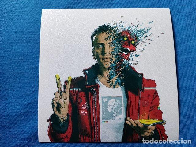 Postcards: POSTAL COVER MUSICA LOGIC 2019 CONFESSIONS DANGEROUS MIND 12,5x12,5 CARTON GRANULADO TRASERA BLANCA