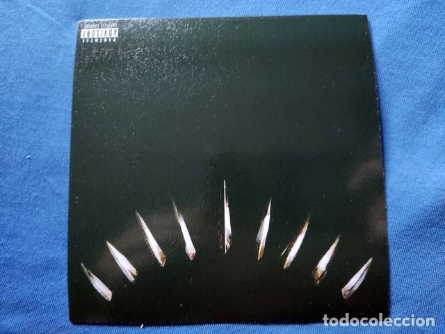 Postales: POSTAL COVER MUSICA BLACK PANTHER 2018 BSO 12,5x12,5 CARTON GRANULADO TRASERA BLANCA