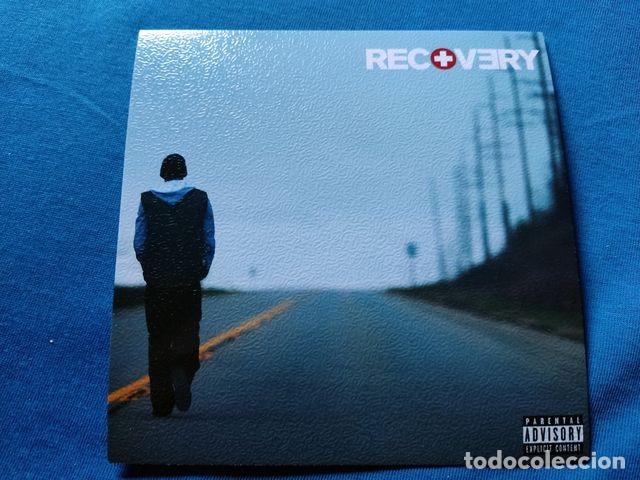 Postales: POSTAL COVER MUSICA EMINEM 2010 RECOVERY 12,5x12,5 CARTON GRANULADO TRASERA BLANCA