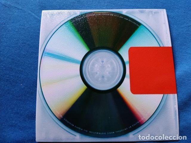 Postales: POSTAL COVER MUSICA KANYE WEST 2013 YEEZUS 12,5x12,5 CARTON GRANULADO TRASERA BLANCA