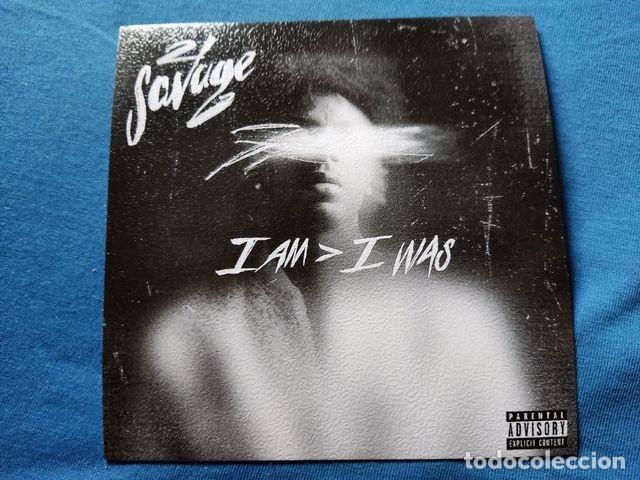 Postales: POSTAL COVER MUSICA 21 SAVAGE 2018 I AM GREATER THAN WAS 12,5x12,5 CARTON GRANULADO TRASERA BLANCA