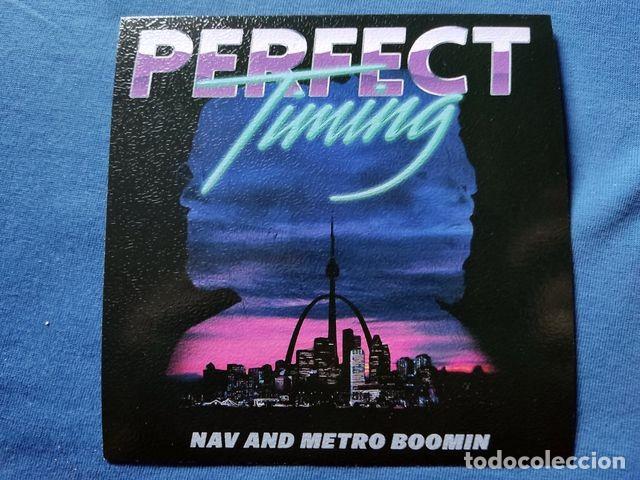 Postales: POSTAL COVER MUSICA METRO BOOMIN NAP 2017 PERFECT TIMING 12,5x12,5 CARTON GRANULADO TRASERA BLANCA