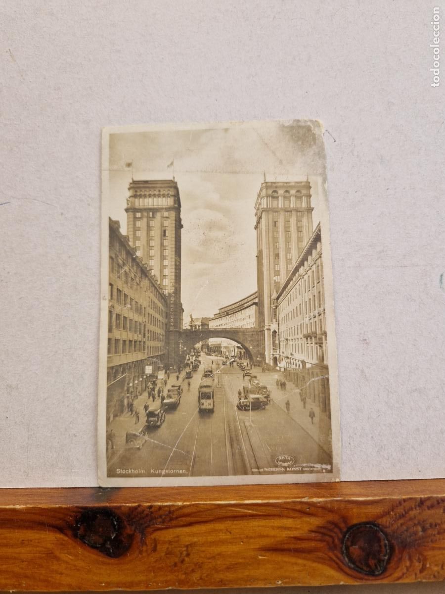 Cartes Postales: BONITA POSTAL CIRCULADA. STOCKHOLM KUNGSTORNE.