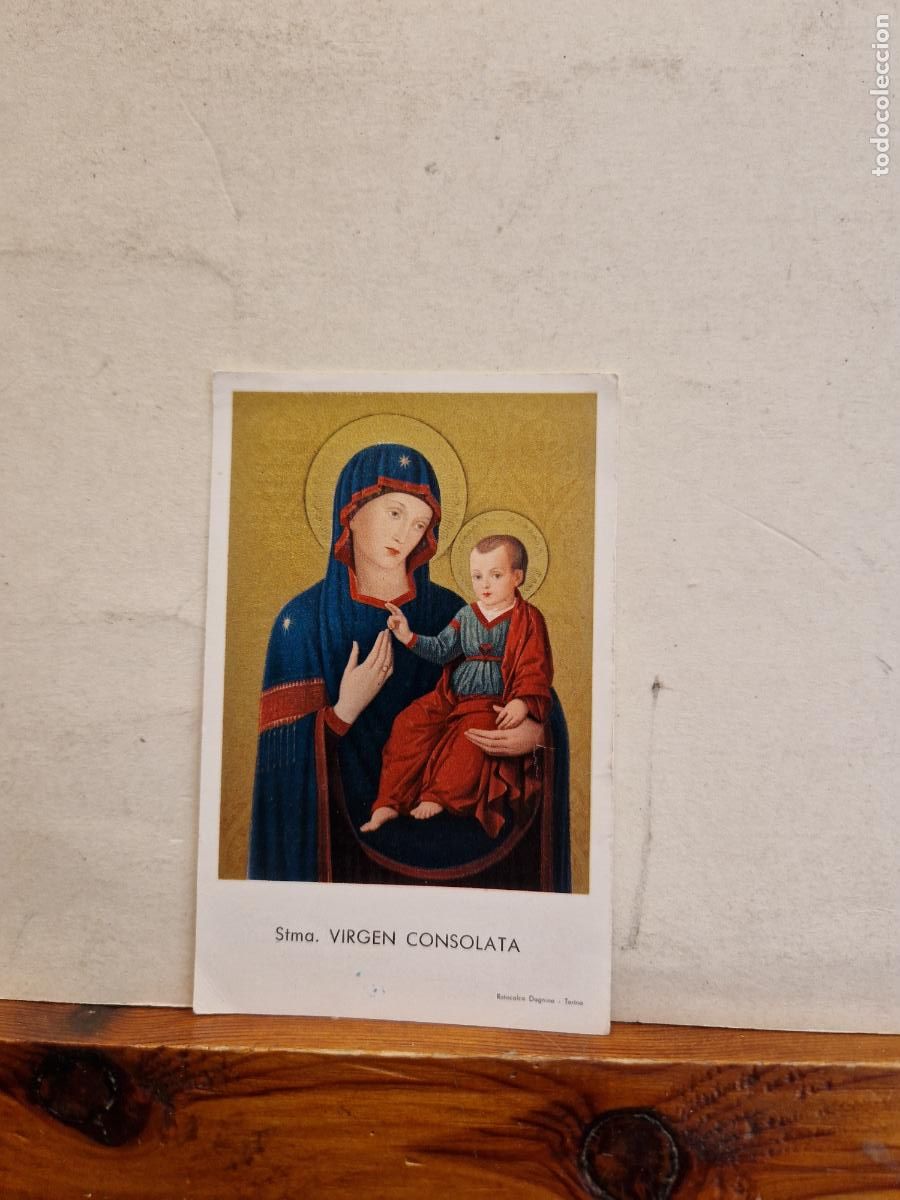 Postales: BONITO POSTAL CIRCULADA. VIRGEN CONSOLATA. - Foto 1
