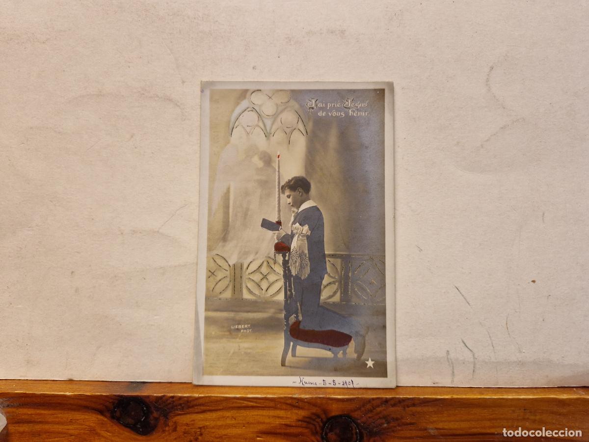 Postcards: BONITA POSTAL CIRCULADA. PRIMERA COMUNION.
