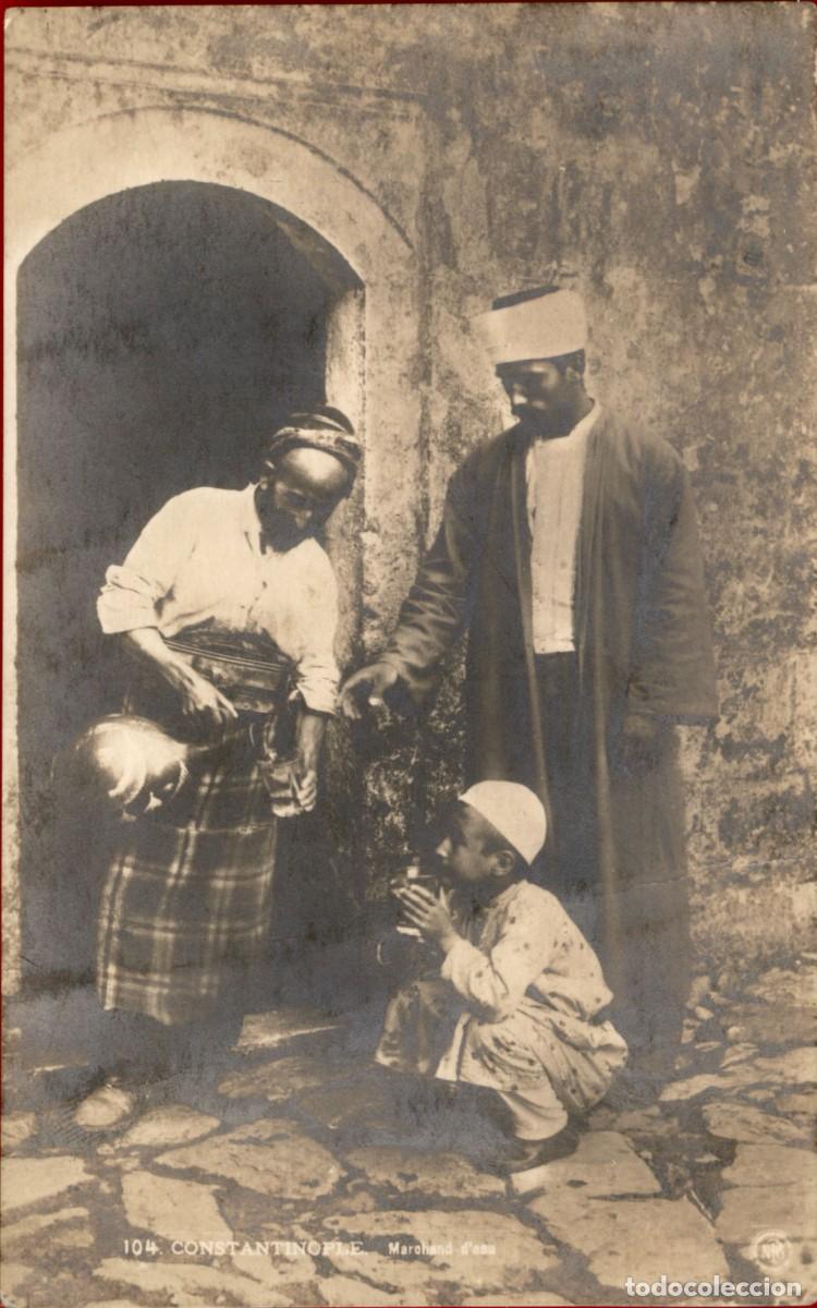 Postales: Constantinopla - Aguador - Original de epoca - Foto 1