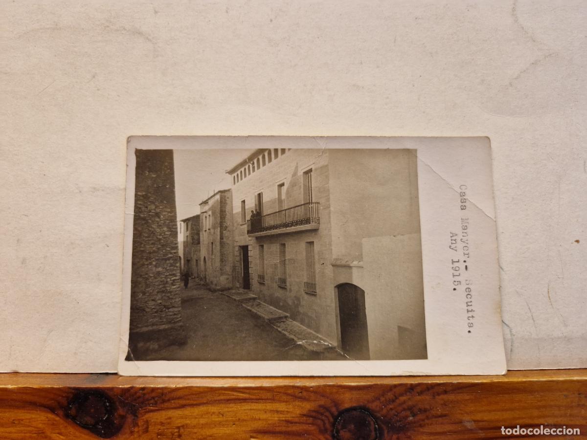 Postcards: BONITA POSTAL CIRCULADA. CASA MANYER- SECUITA. ANY 1915.