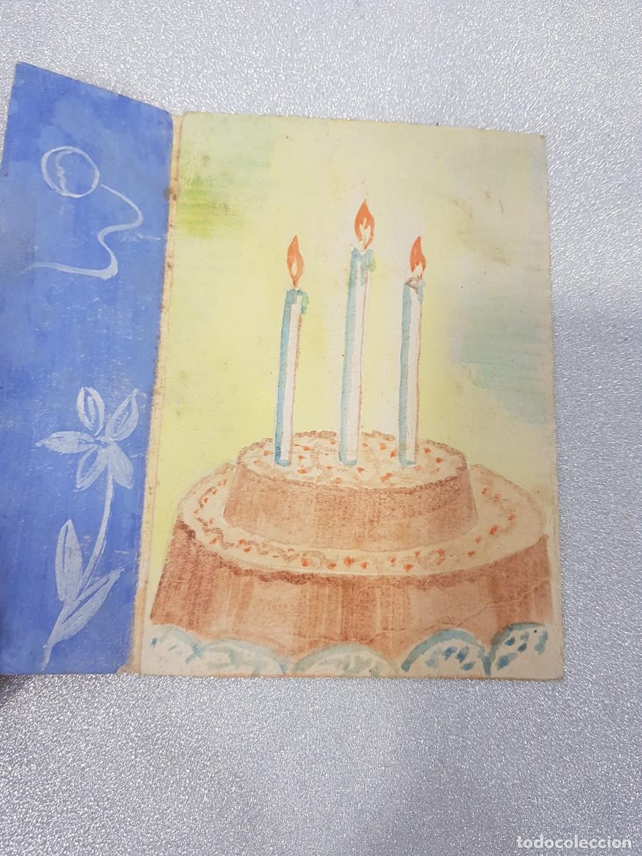 Postales: Desplegable Enric Vila Bures Pastel - Foto 2