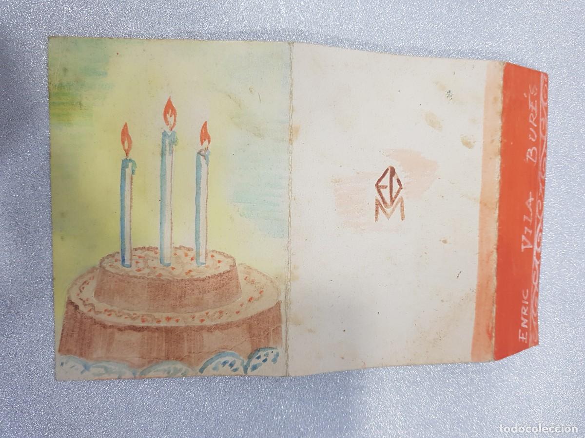 Postales: Desplegable Enric Vila Bures Pastel - Foto 4