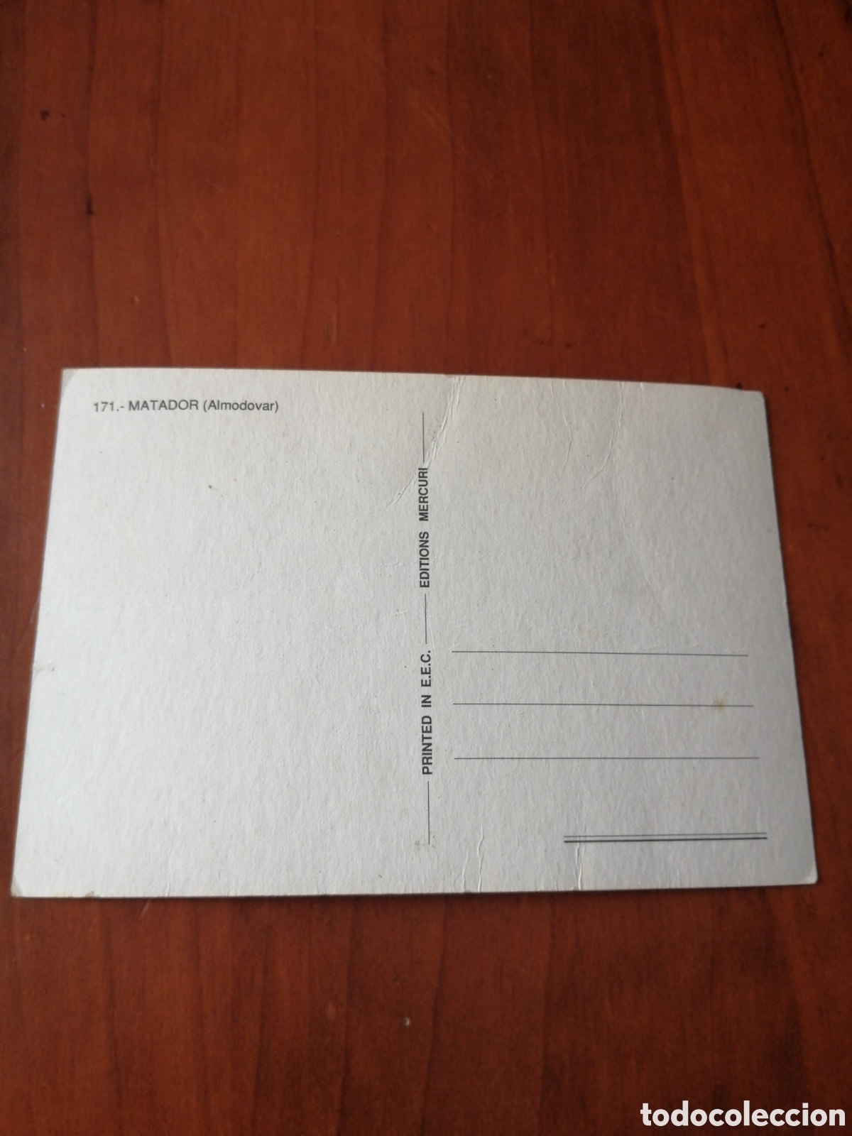 Postales: POSTAL MATADOR ALMODOVAR - Foto 2