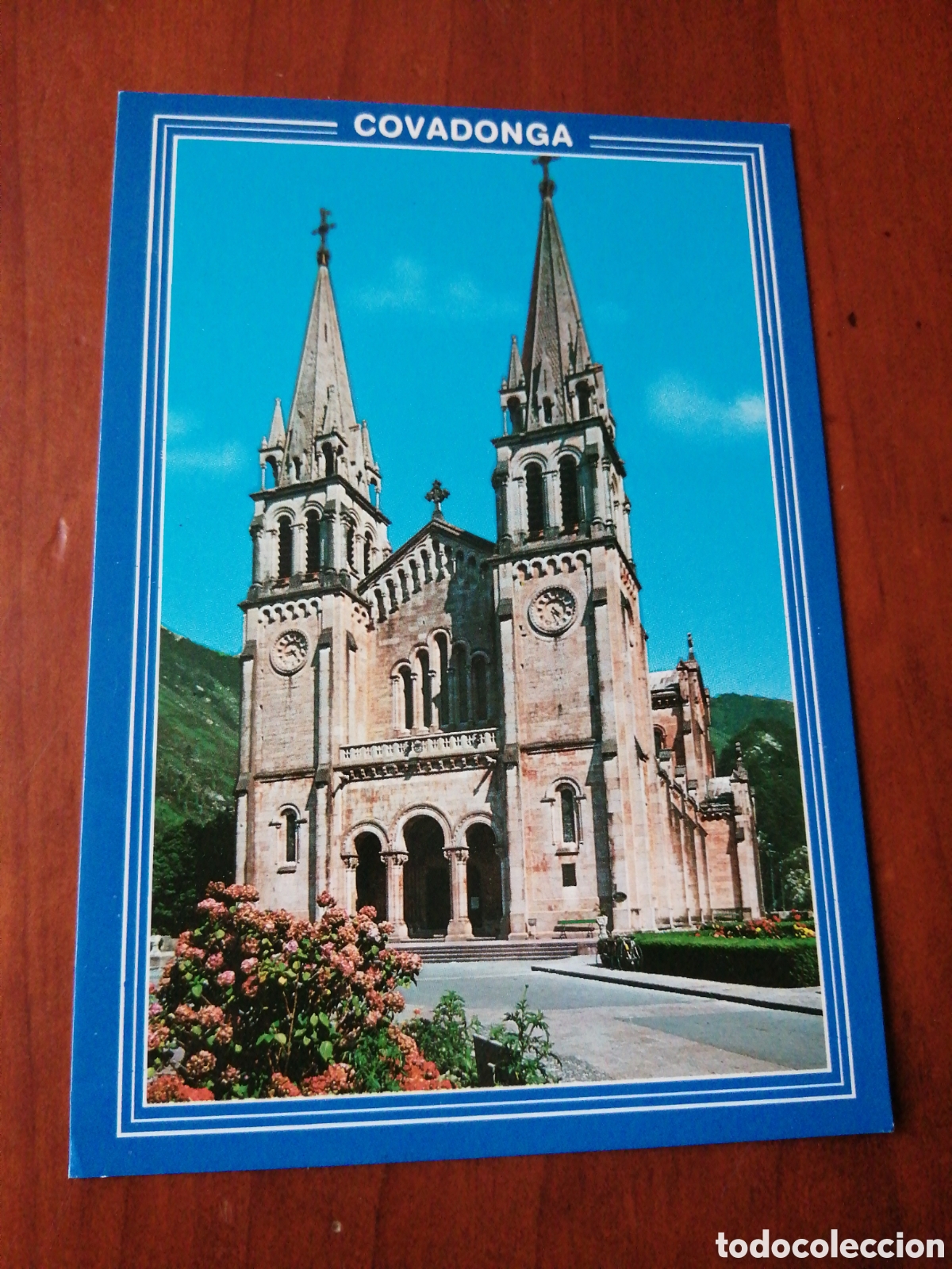 Postales: POSTAL COVADONGA FACHADA DE LA BASILICA - Foto 1