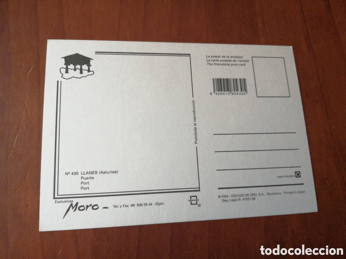 Postales: POSTAL LLANES ( ASTURIAS) PUERTO - Foto 2