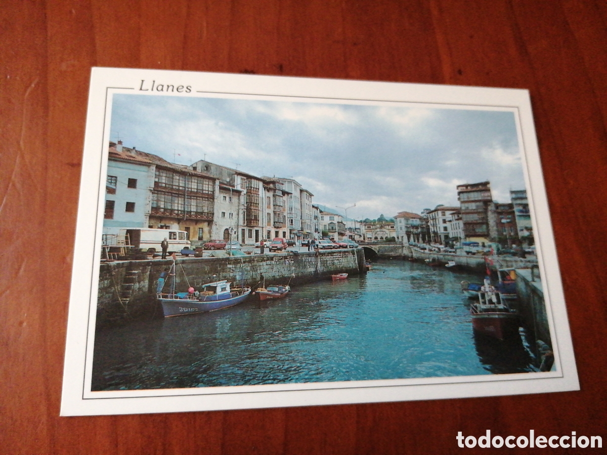 Postales: POSTAL LLANES ( ASTURIAS) PUERTO - Foto 1