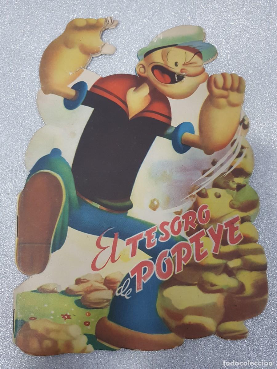 Postales: Libro troquelado El tesoro de popeye - Foto 1