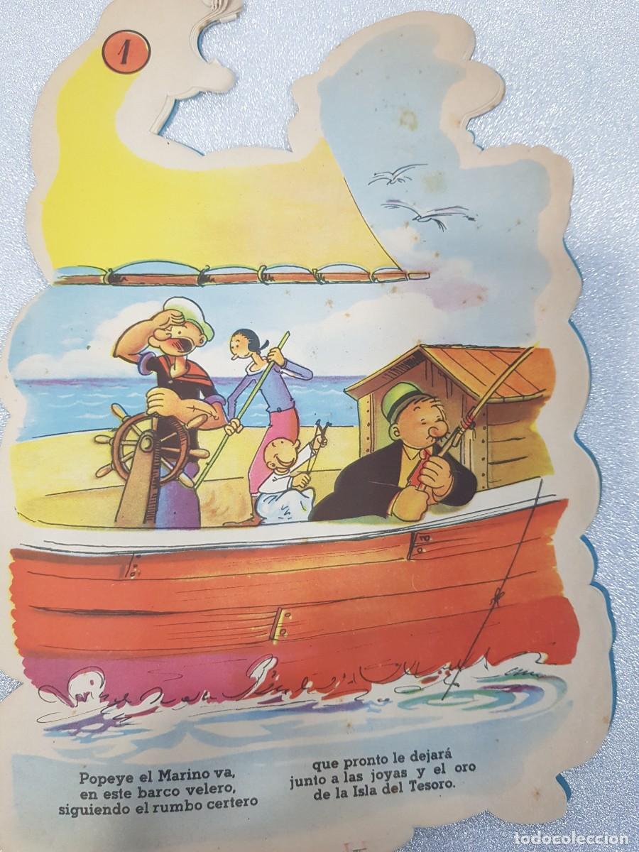 Postales: Libro troquelado El tesoro de popeye - Foto 2